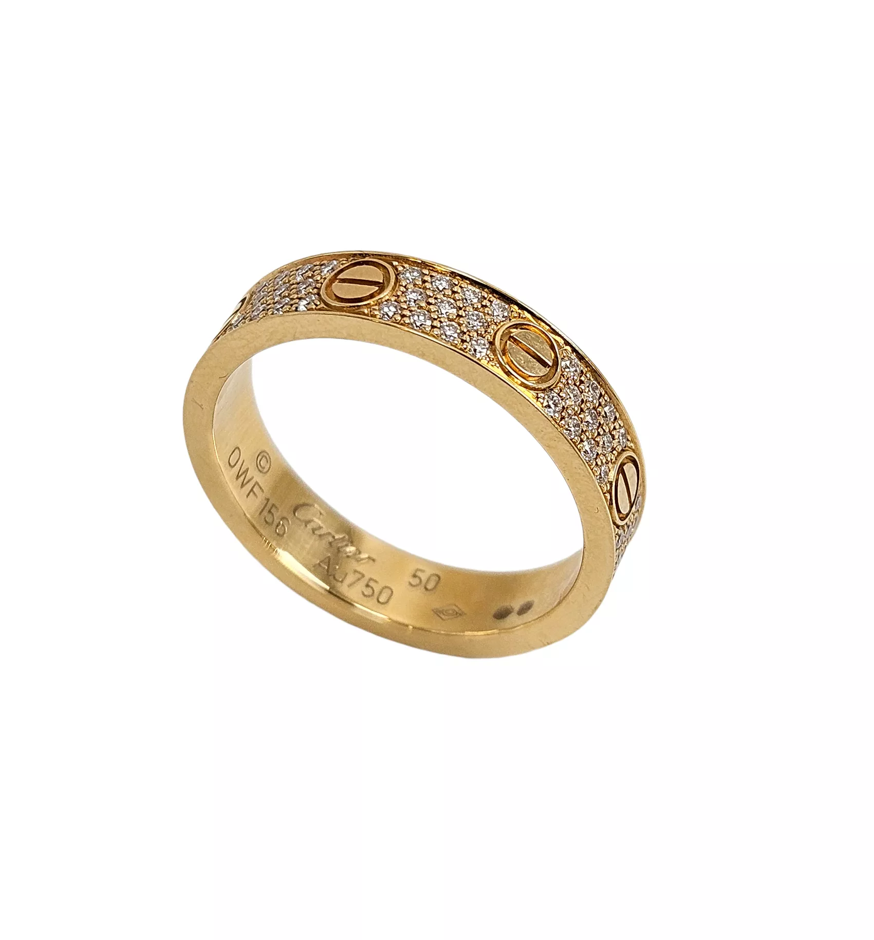 Cartier Diamond Love Pave Ring - Image 6