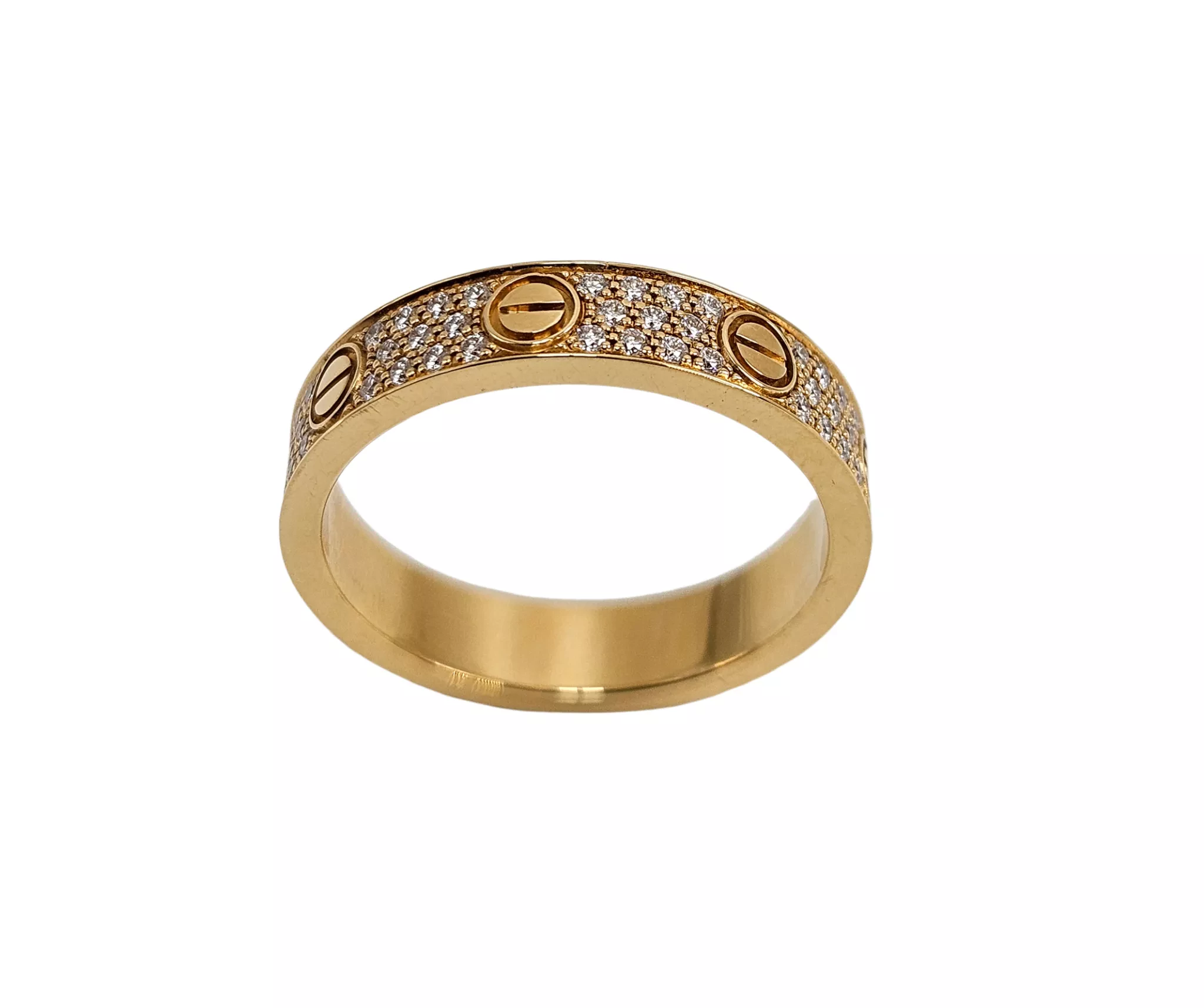 Cartier Diamond Love Pave Ring - 4