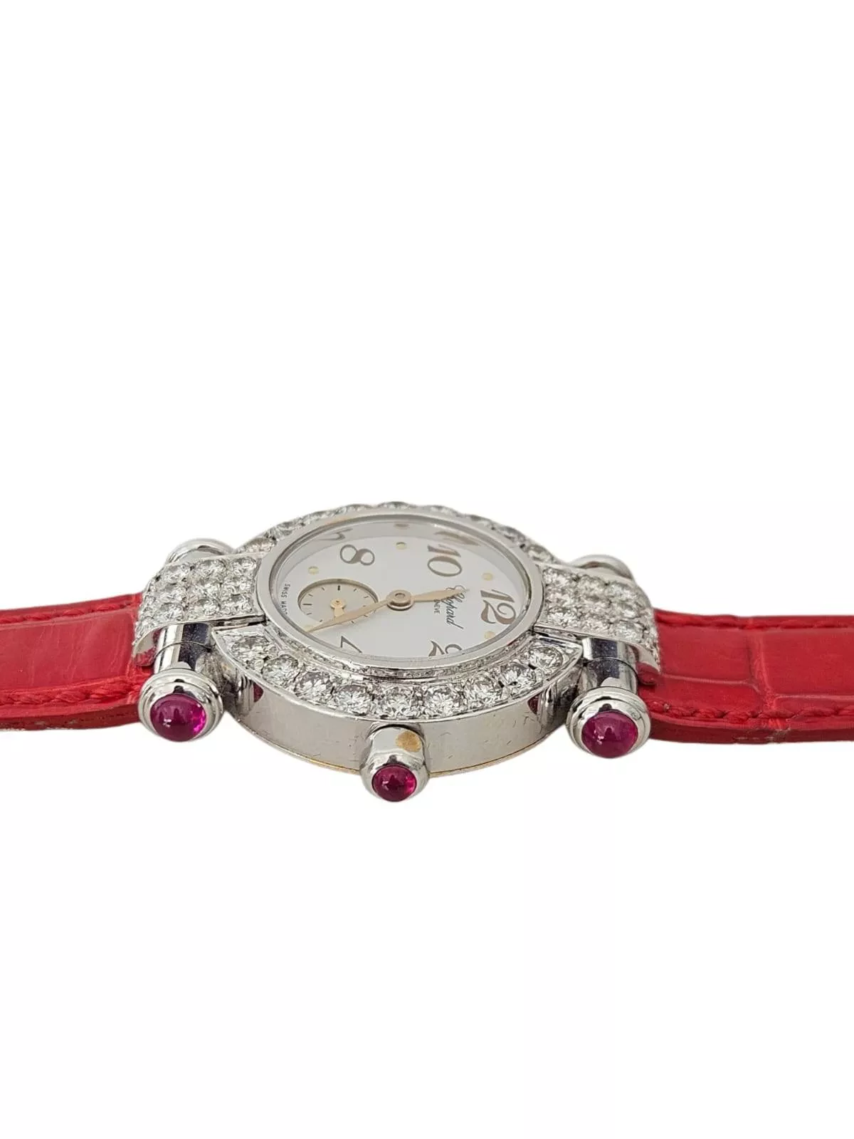 Chopard White Gold Diamond Watch - Image 6