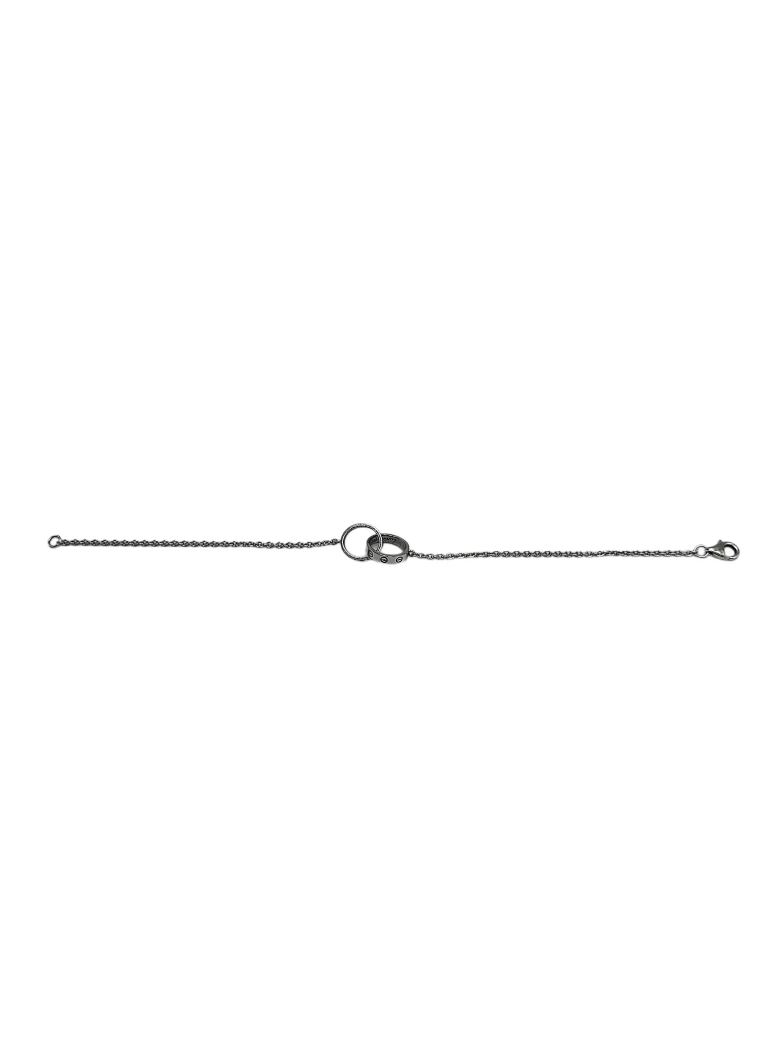 Cartier Love Bracelet on Chain - Back view