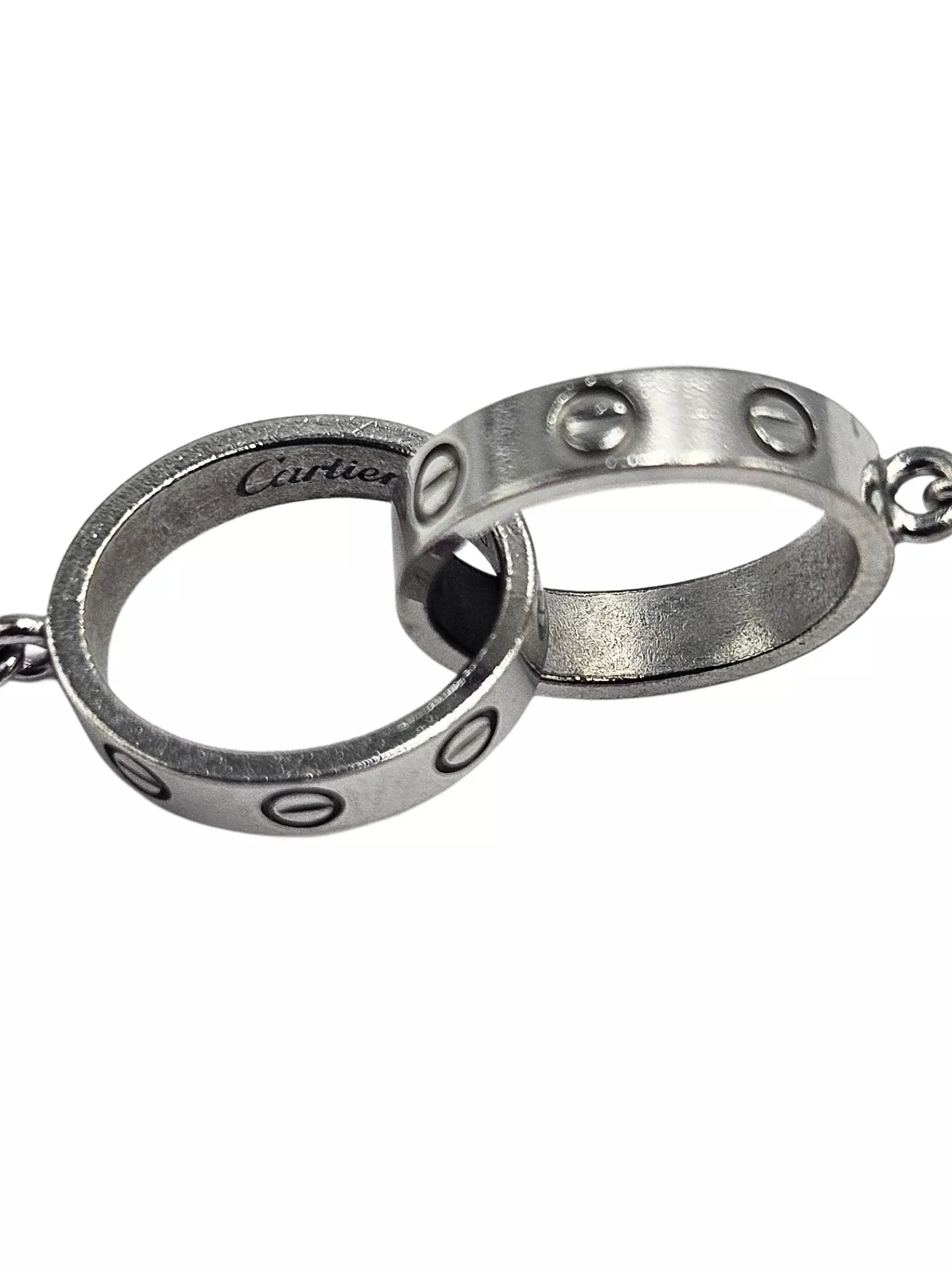 Cartier Love Bracelet on Chain - Image 6