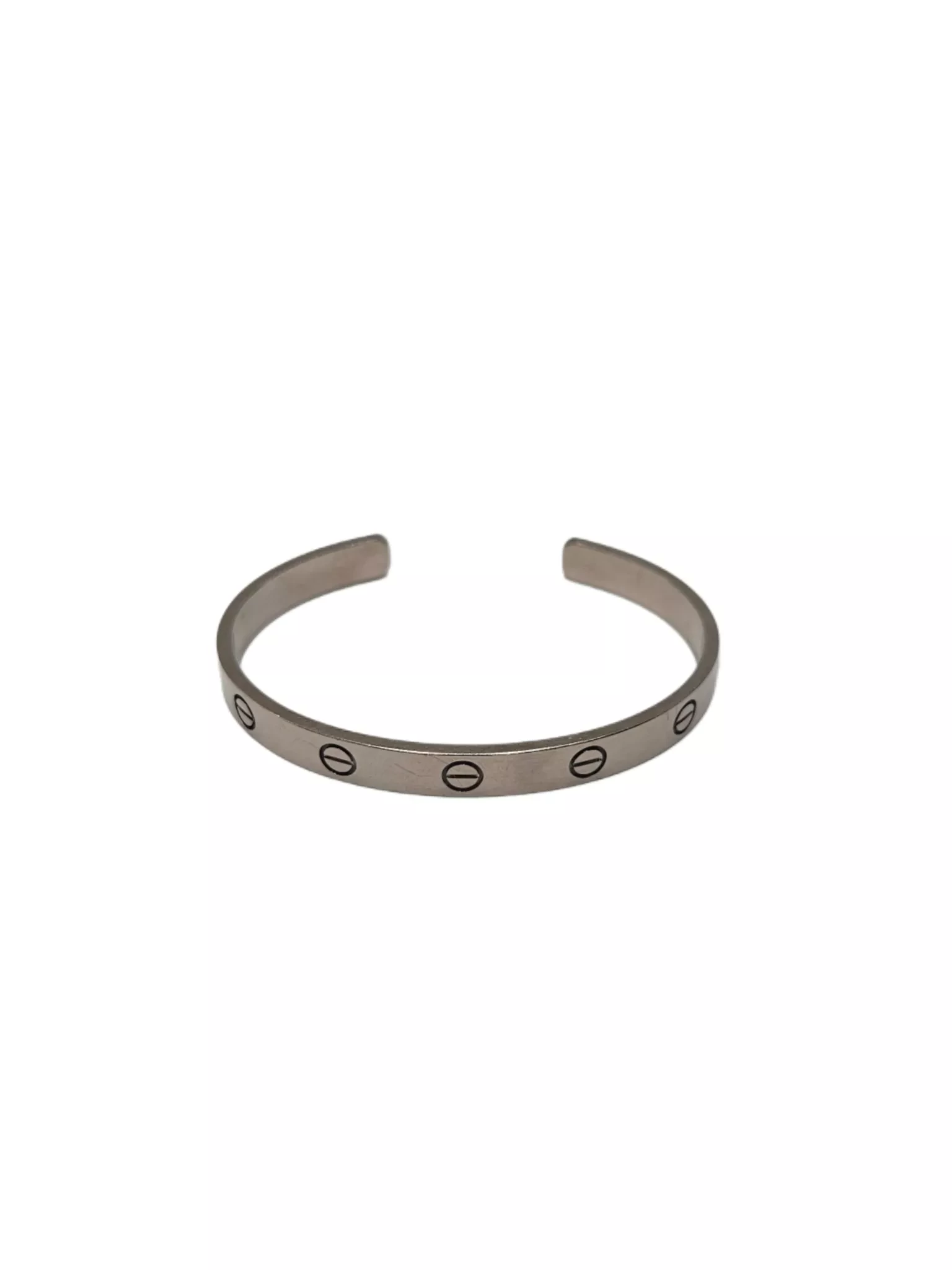 Cartier White Gold Cuff Bracelet