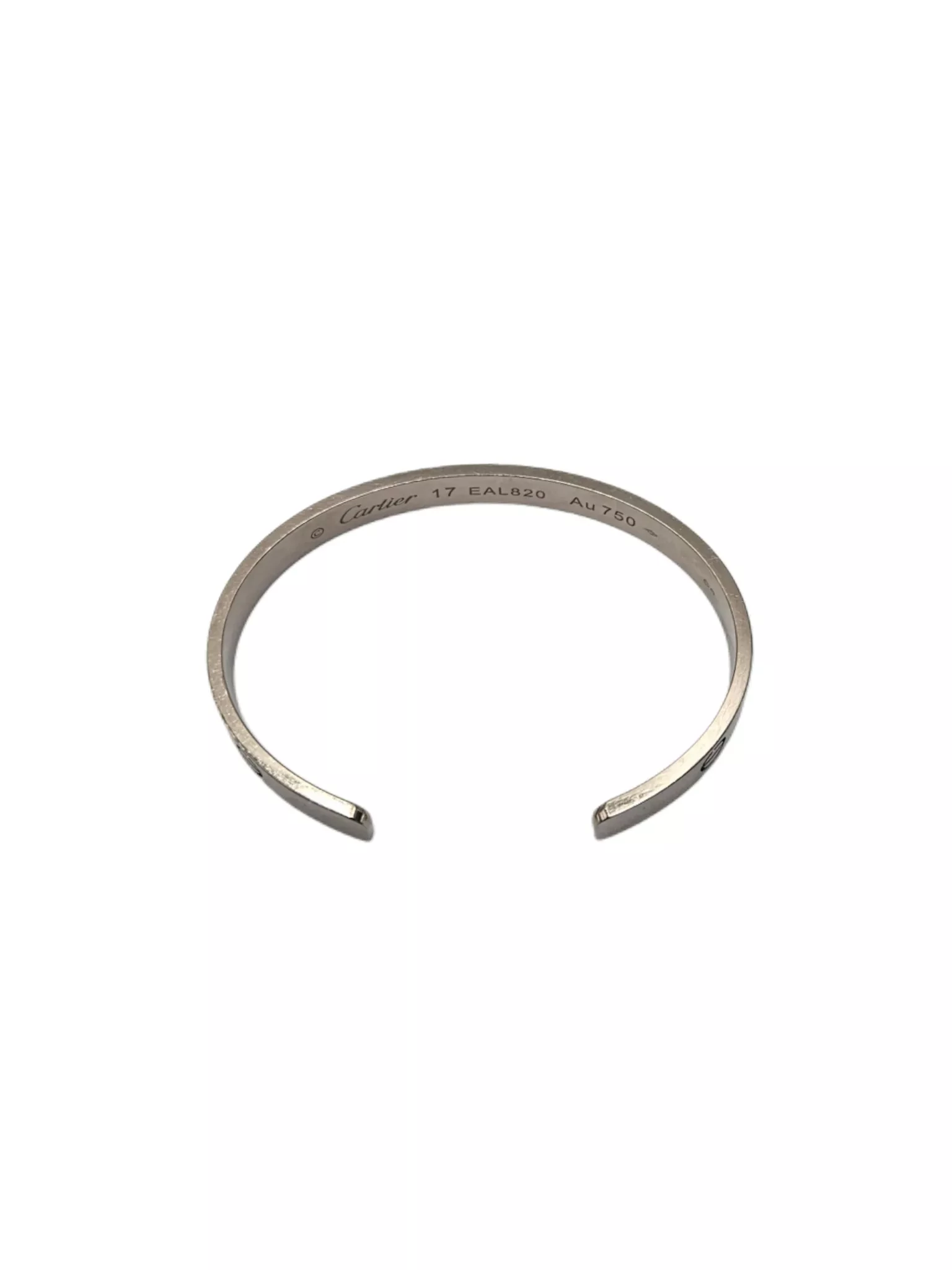 Cartier White Gold Cuff Bracelet - Image 6