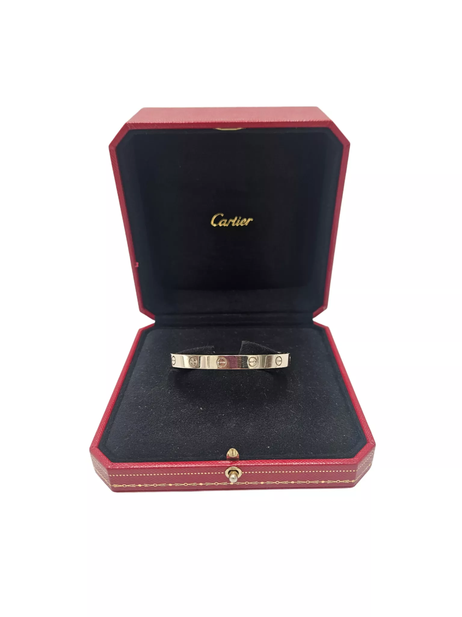 Cartier White Gold Cuff Bracelet - Side view