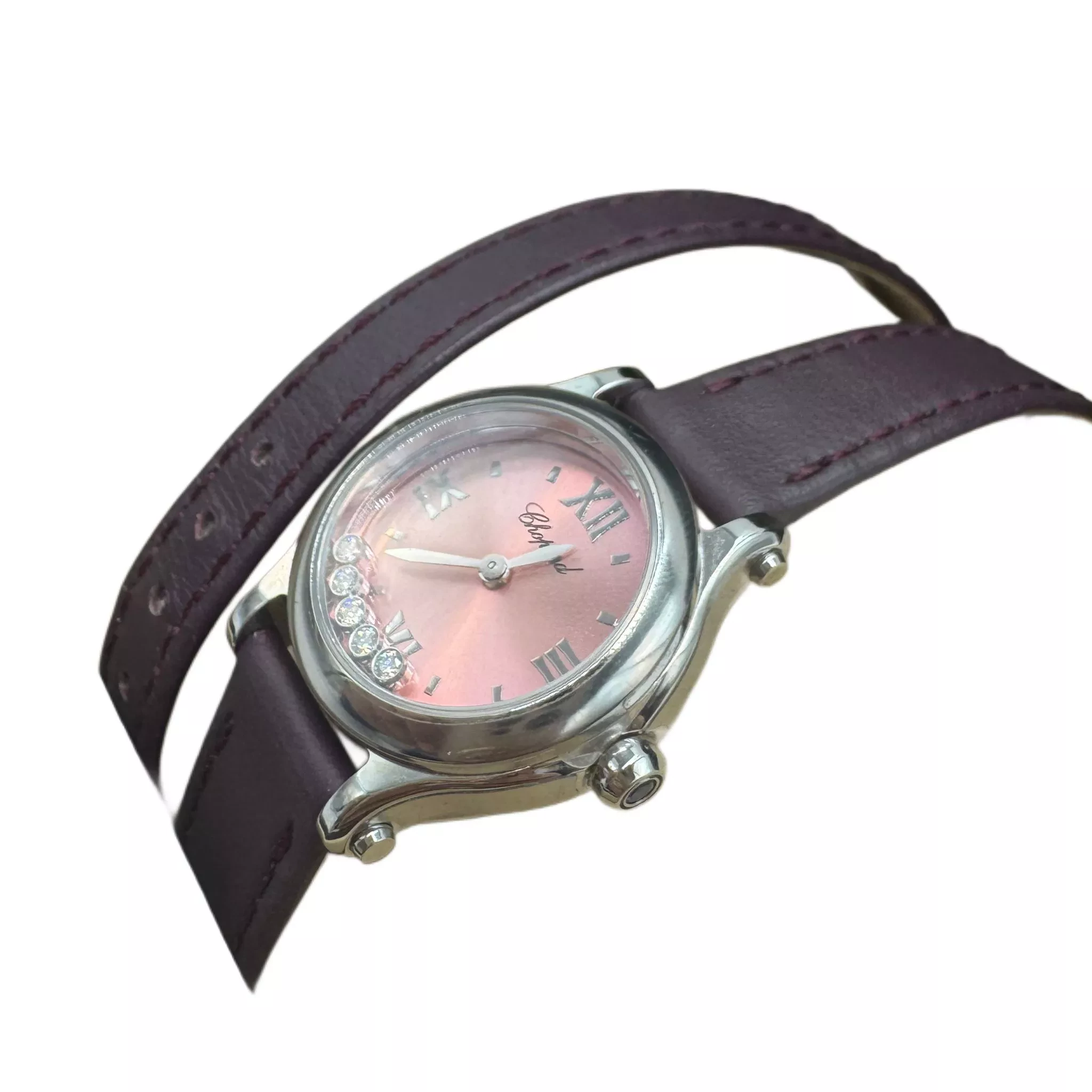 Chopard Steel with Diamonds - Back view