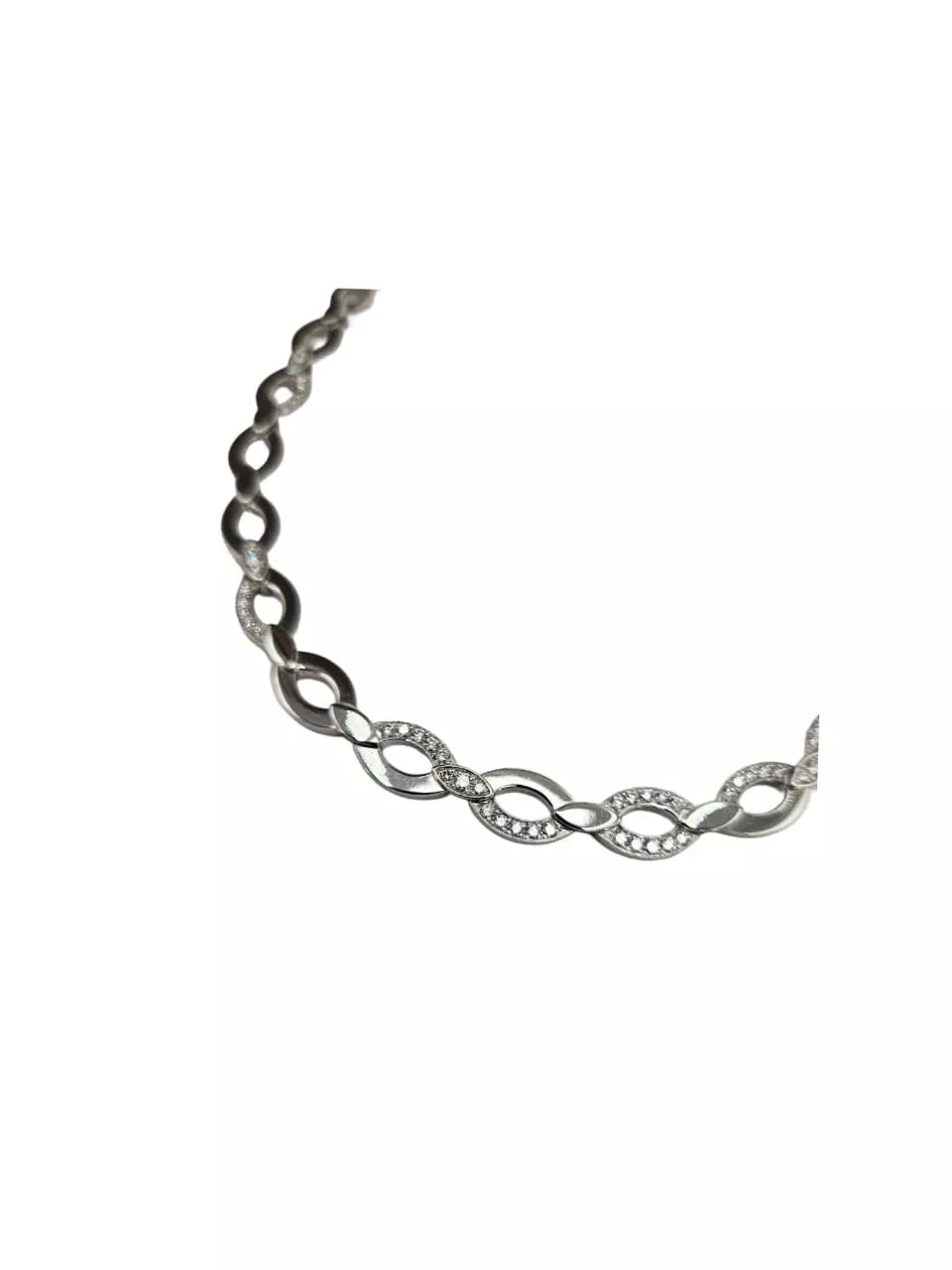 Cartier Diamond White Gold Necklace - Image 6