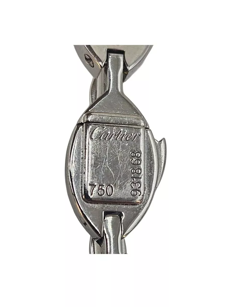 Cartier Diamond White Gold Necklace - Detail 2