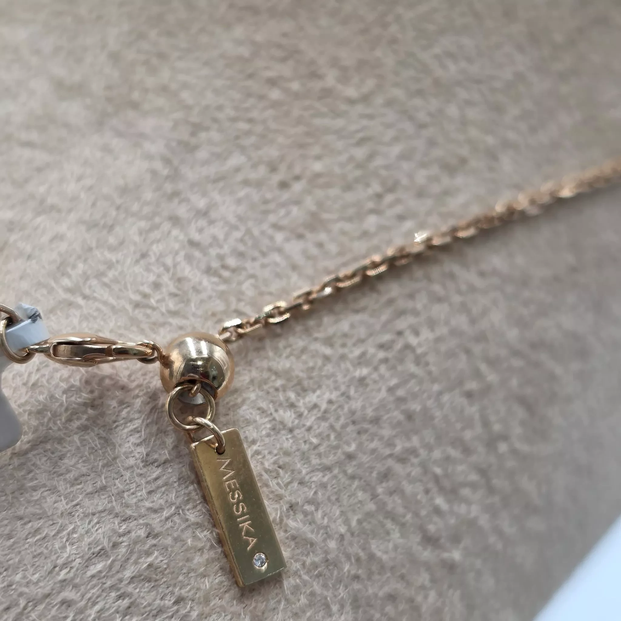 Messika Pink Gold Diamond Necklace - 4