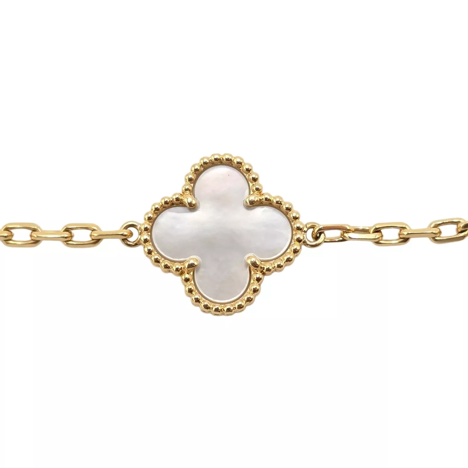 Van Cleef & Arpels Vintage Alhambra Gold Bracelet - 4