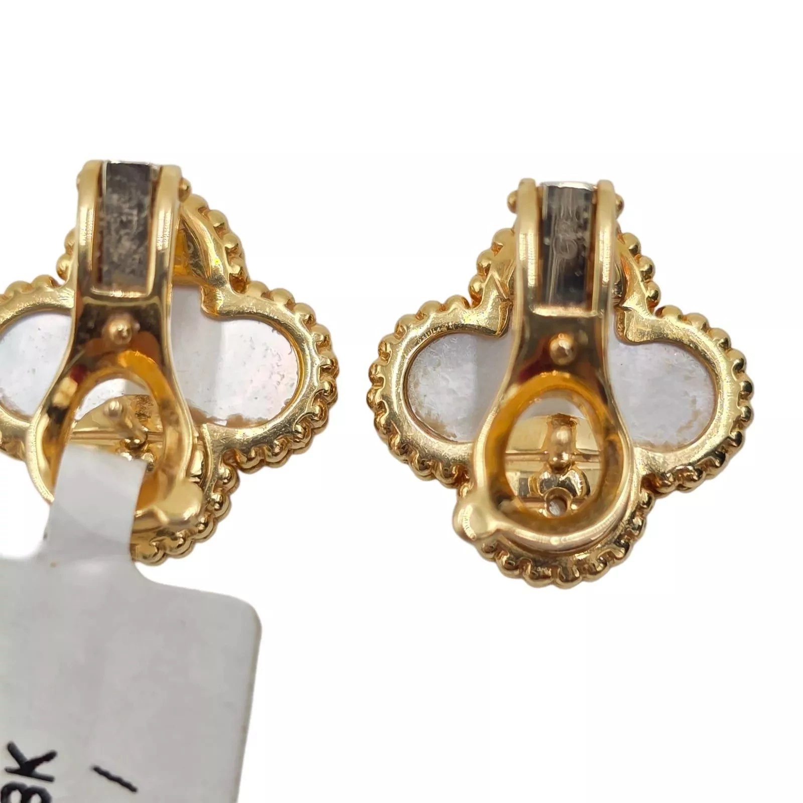 Van Cleef & Arpels Vintage Alhambra Gold Earrings - 4