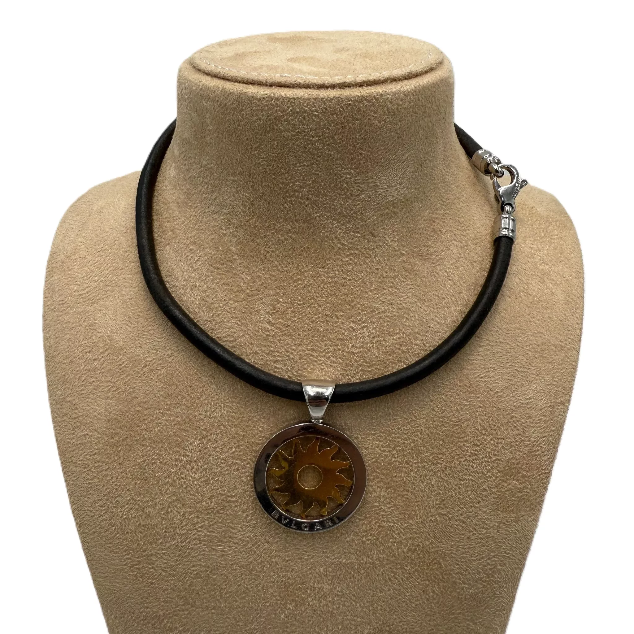 Bvlgari Two Tone Tondo Pendant