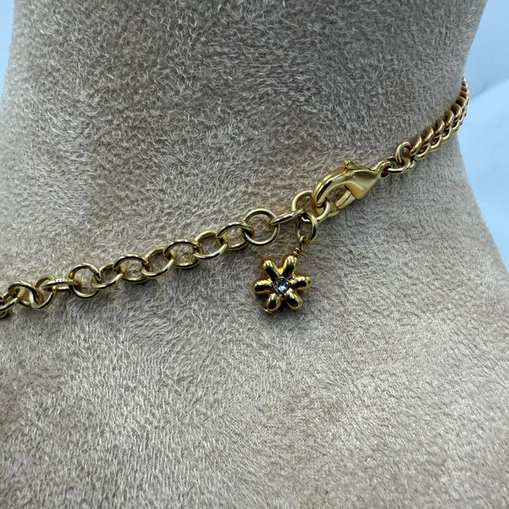 Chanel CC Gold Long Necklace - Back view