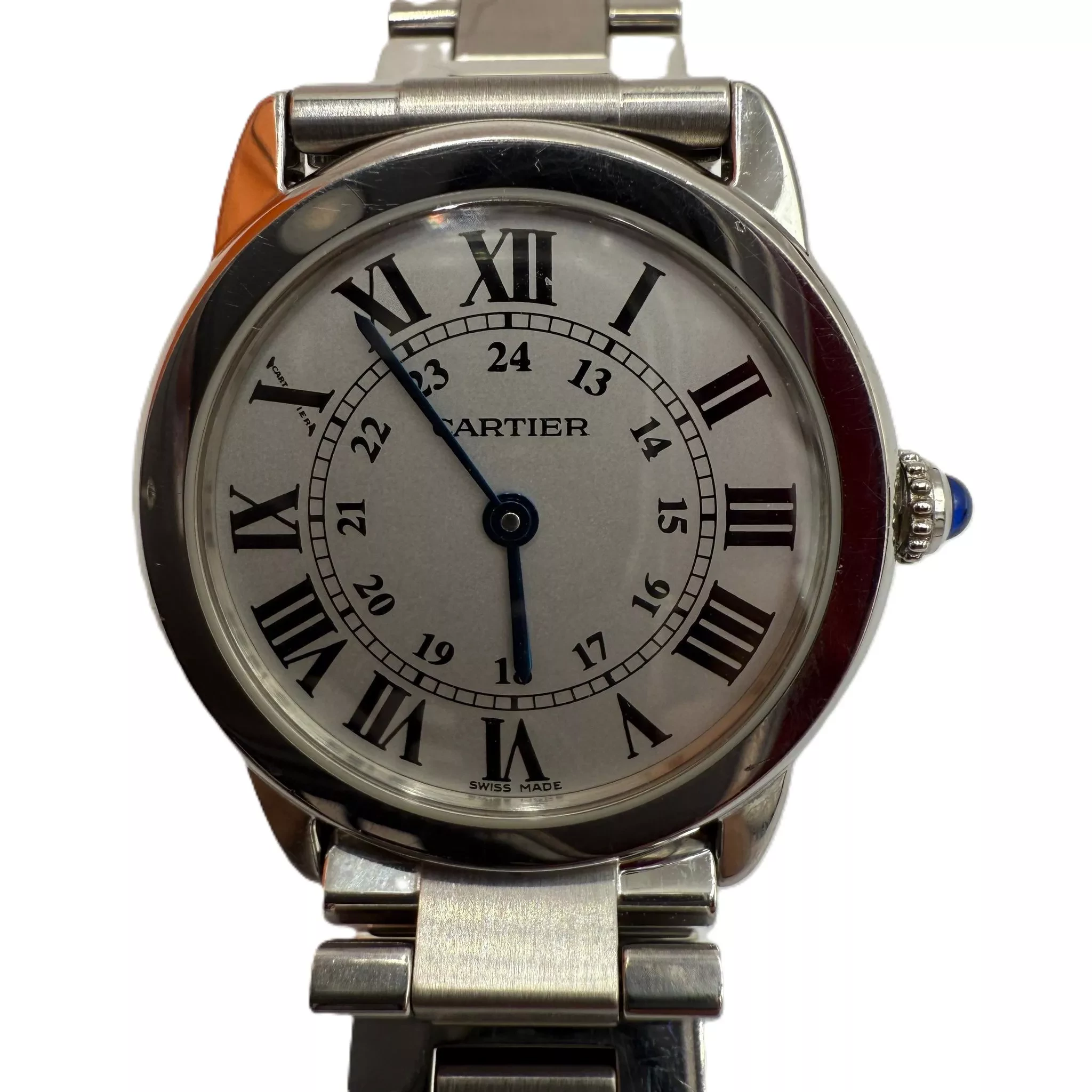 Cartier Ronde Solo Silver Steel Watch