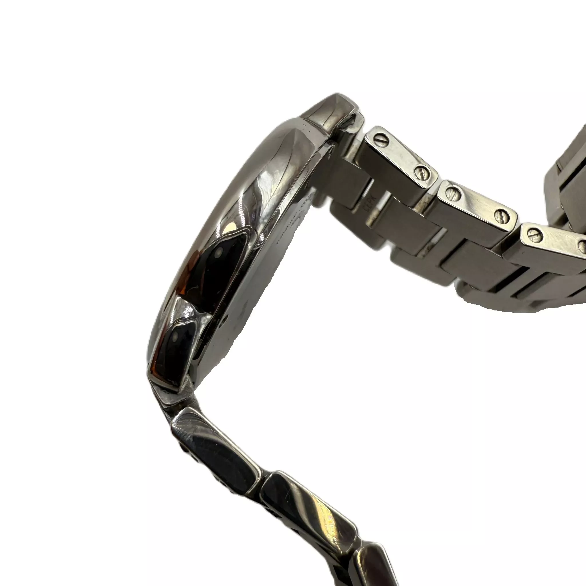 Cartier Ronde Solo Silver Steel Watch - Side view