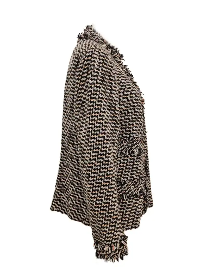 Chanel Fringe Fantasy Tweed Jacket - Back view