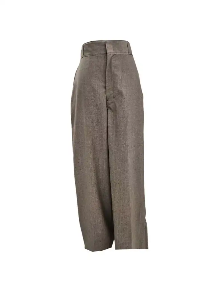Prada Grey Gabardine Trousers