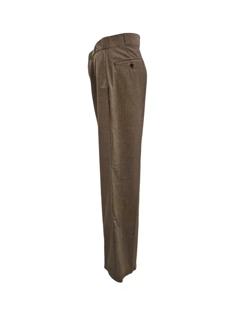 Prada Grey Gabardine Trousers - 4