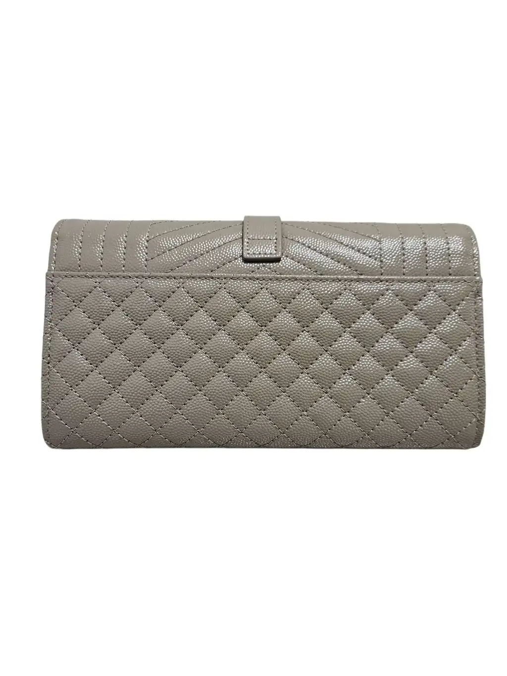Saint Laurent Envelope Small Grey Wallet - Image 6