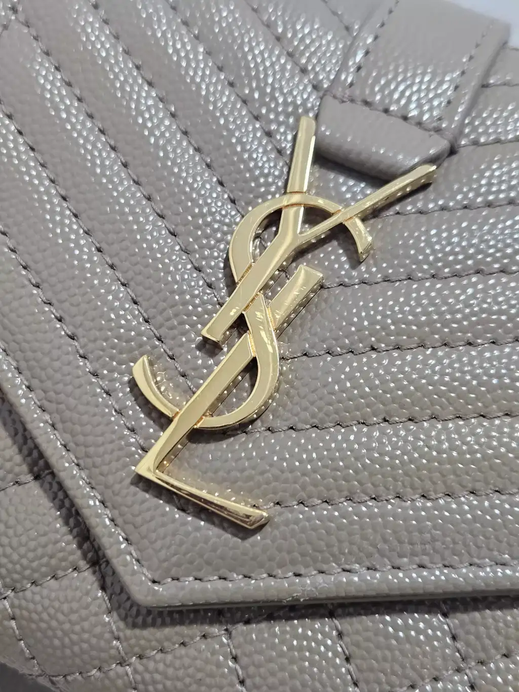 Saint Laurent Envelope Small Grey Wallet - 4