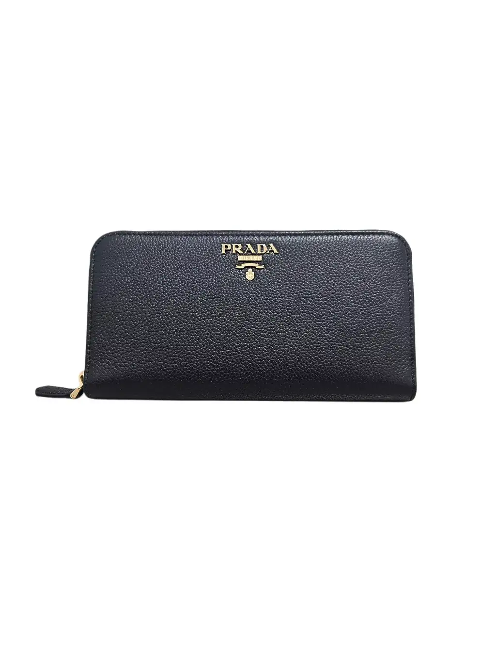 Prada Large Hibiscus Leather Wallet