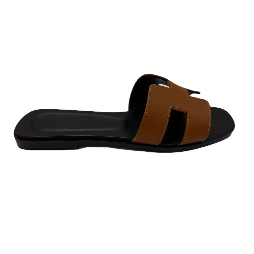 Hermès Naturel Leather Oran Sandal