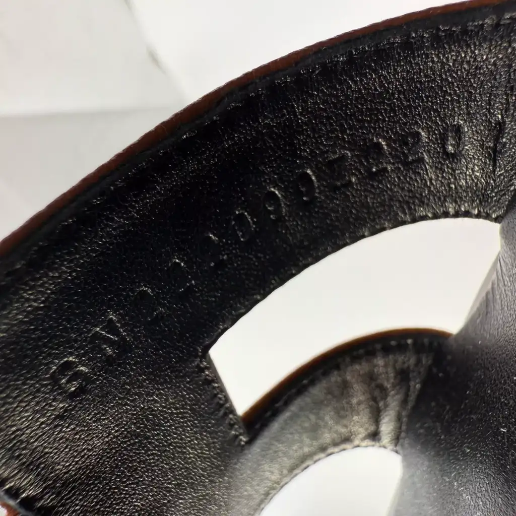 Hermès Naturel Leather Oran Sandal - Side view