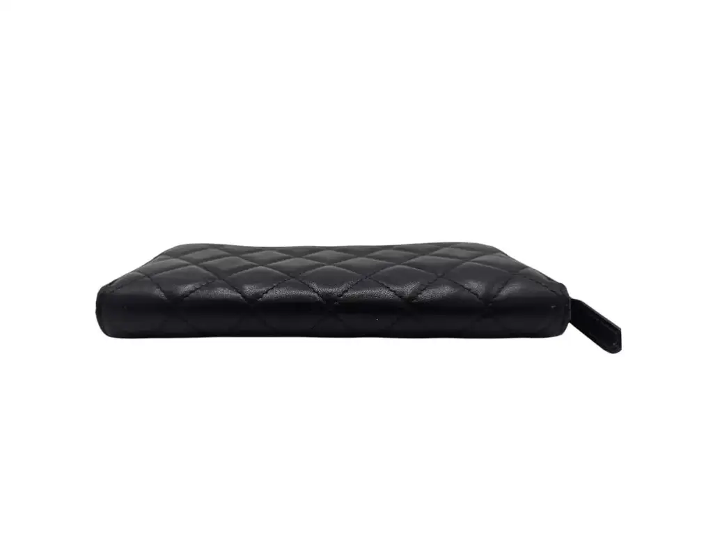 Chanel Quilted Lambskin Long Wallet - Image 6