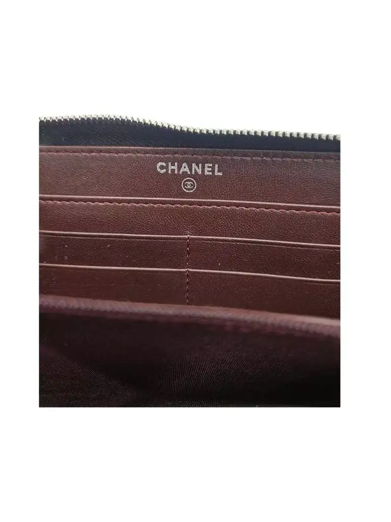 Chanel Quilted Lambskin Long Wallet - Image 10
