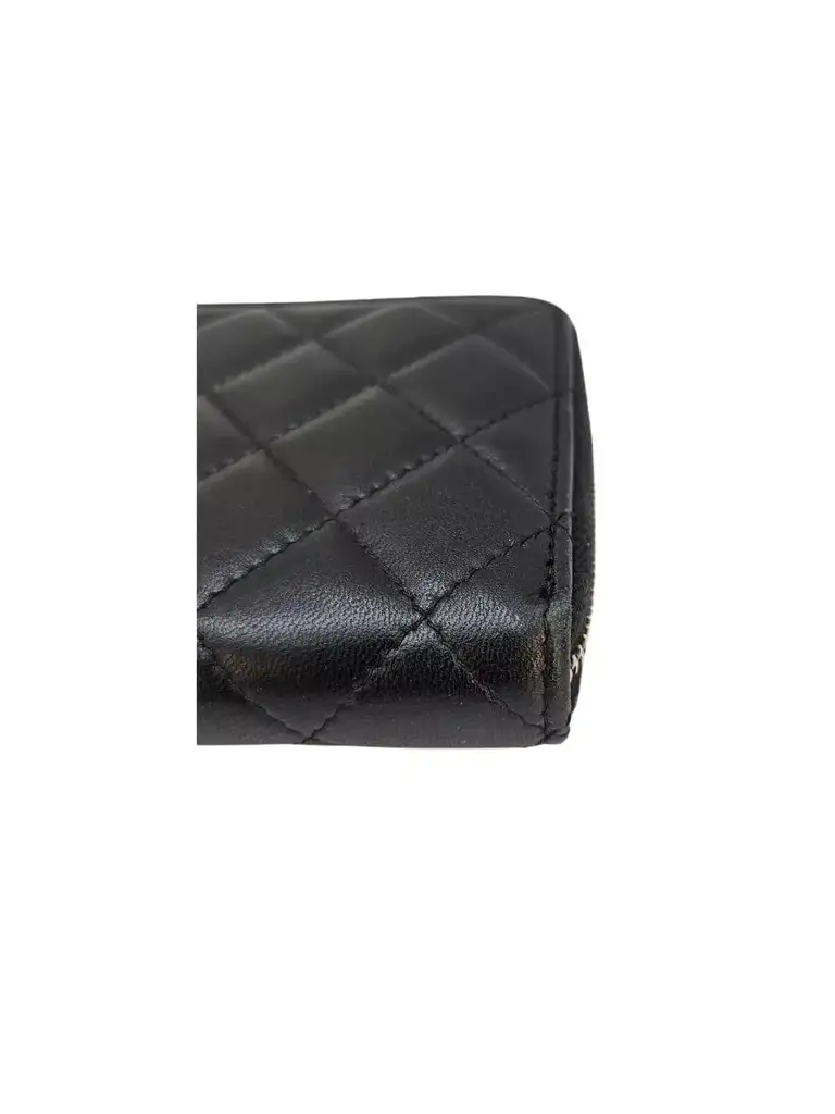 Chanel Quilted Lambskin Long Wallet - Image 11
