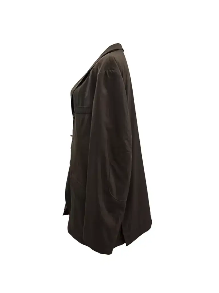 Loro Piana Dark Olive Sport Jacket - Back view