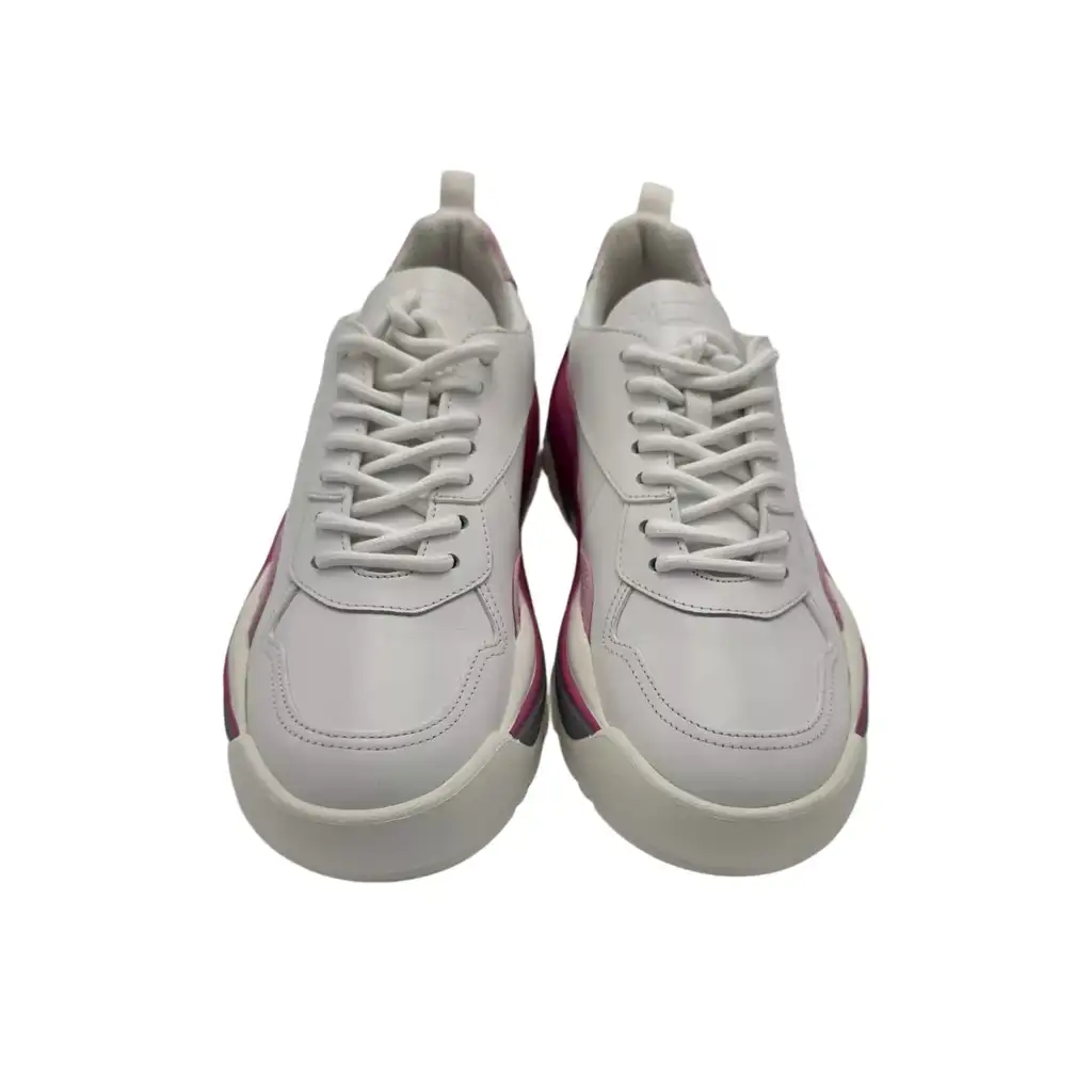 Valentino White/Pink Gumboy Sneakers - Side view