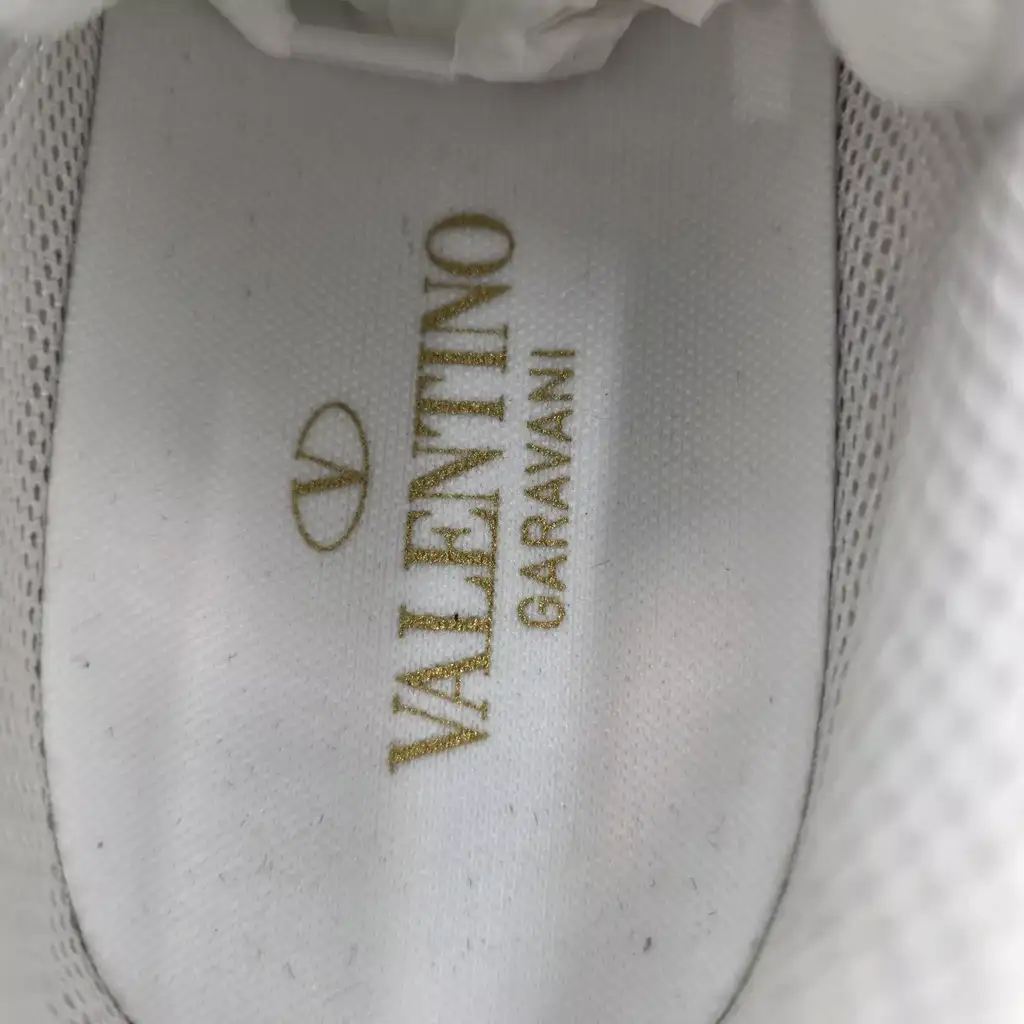 Valentino White/Pink Gumboy Sneakers - Detail 2