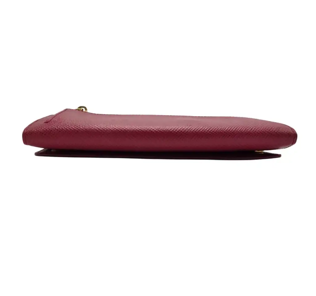 Prada Red Large Leather Wallet - Image 6