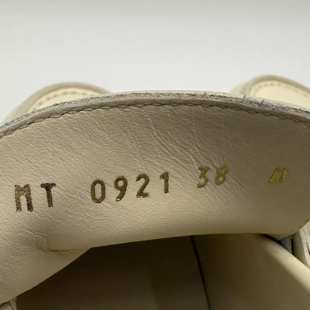 Christian Dior White Leather Code Loafers - Image 10