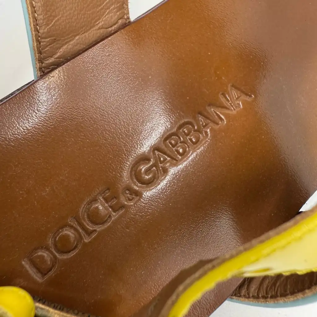 Dolce & Gabbana Women's Flip Flops Slides - Side view