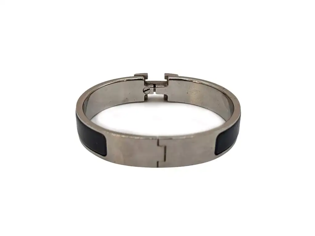 Hermès H Enamel Plated Bracelet - Image 6