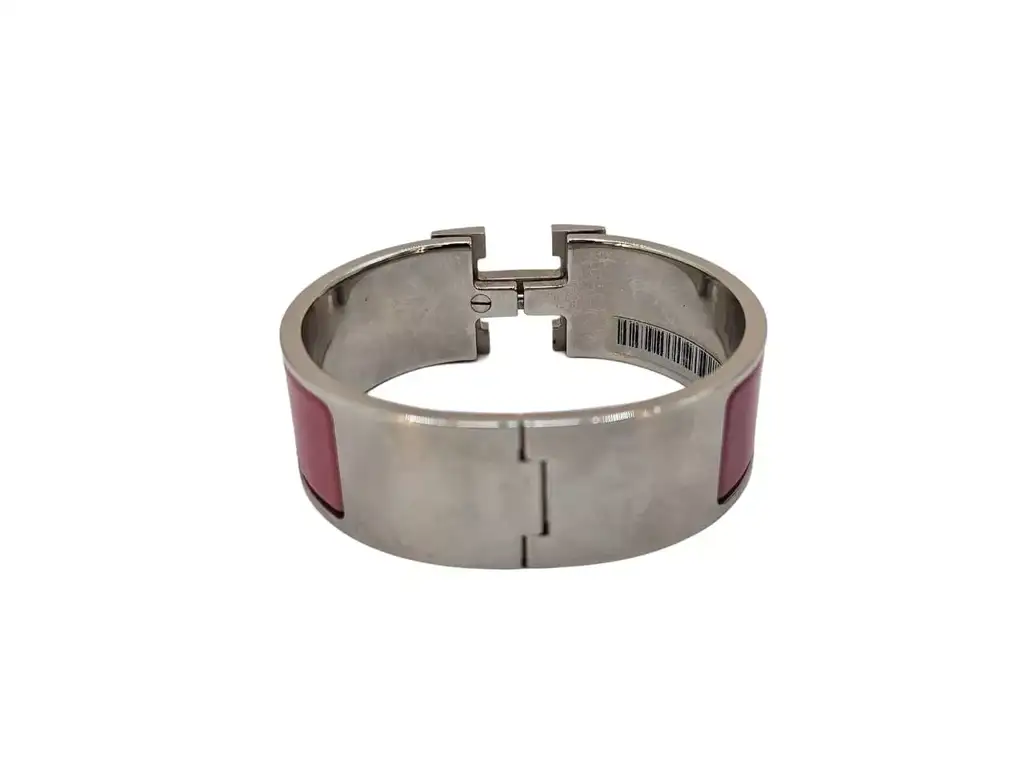 Hermès Rose Velours Plated Bracelet - Detail 1