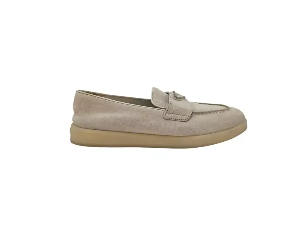 Prada Suede Saint Tropez Loafers