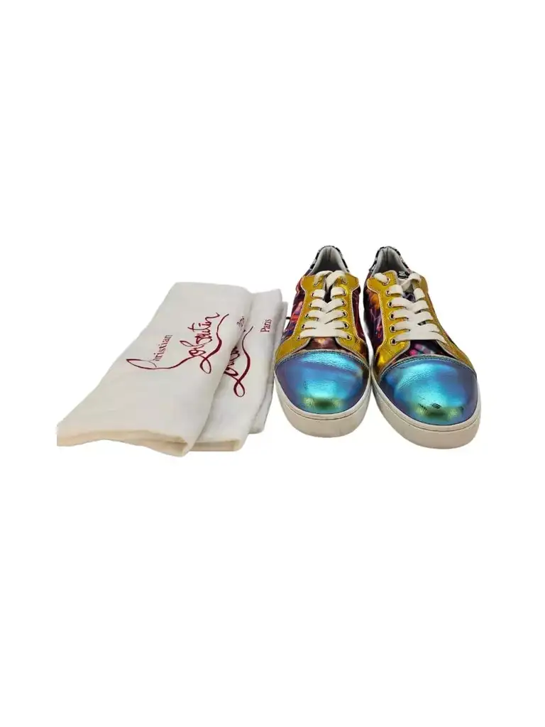 Christian Louboutin Multicolor Viera Fun Sneakers - Image 11