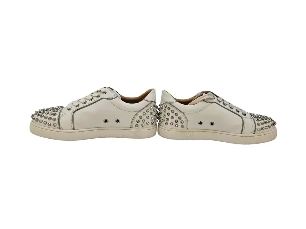 Christian Louboutin White Spikes Sneakers - Detail 1