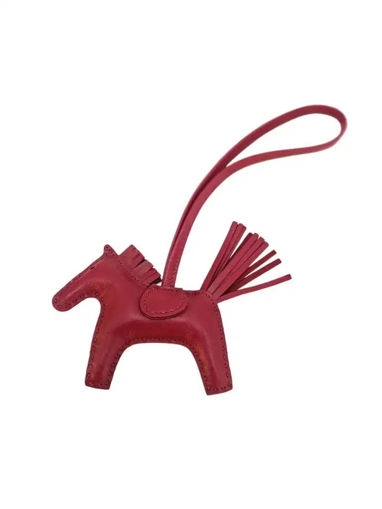 Hermès Lambskin Horse Bag Charm - Back view