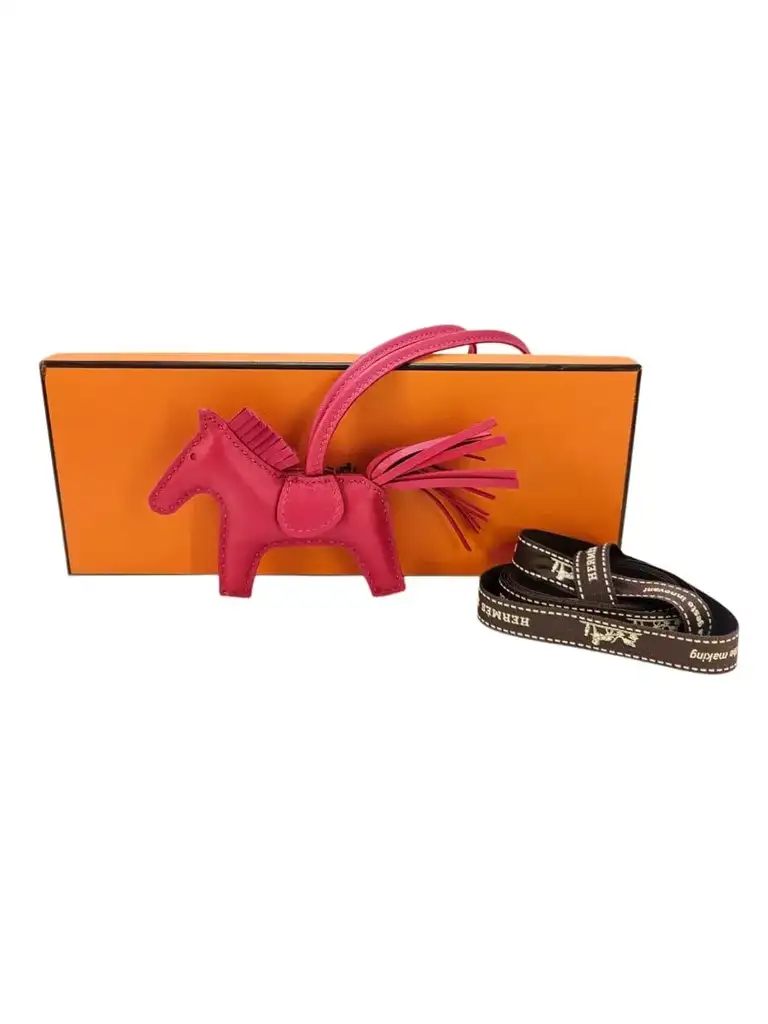 Hermès Lambskin Horse Bag Charm - Detail 1