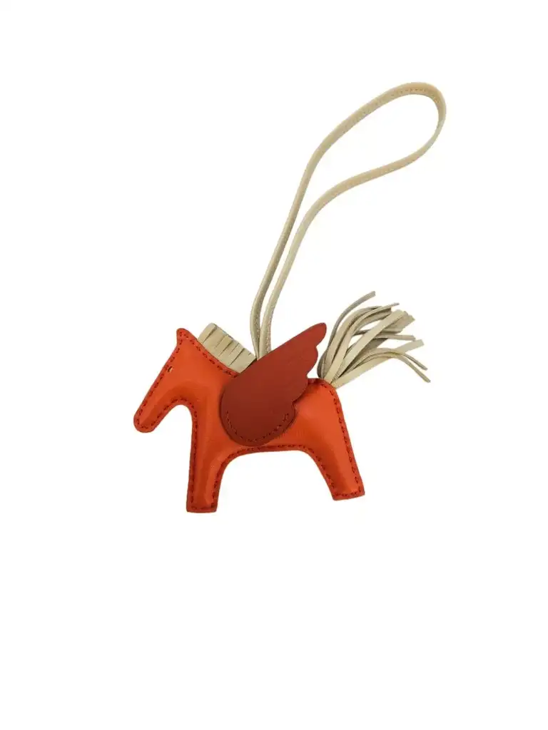 Hermès Orange Poppy Horse Charm