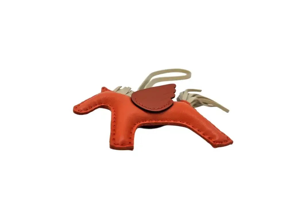 Hermès Orange Poppy Horse Charm - Image 6