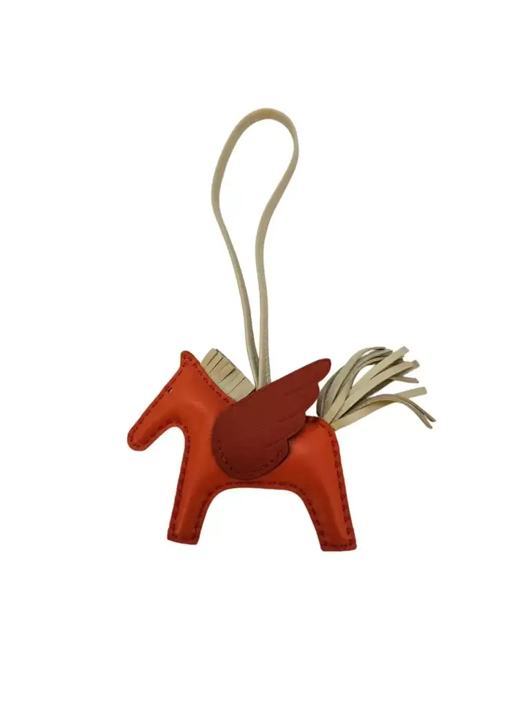 Hermès Orange Poppy Horse Charm - Detail 1