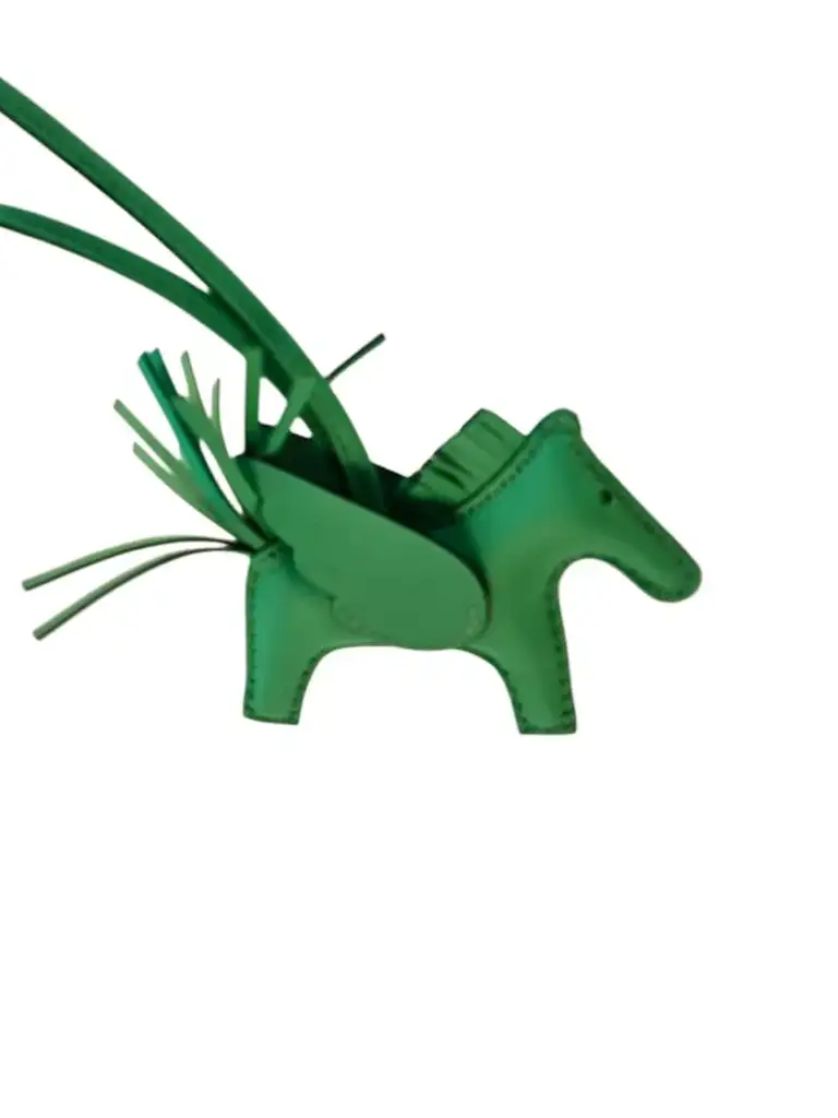 Hermès Vert Comics Horse Charm - Back view