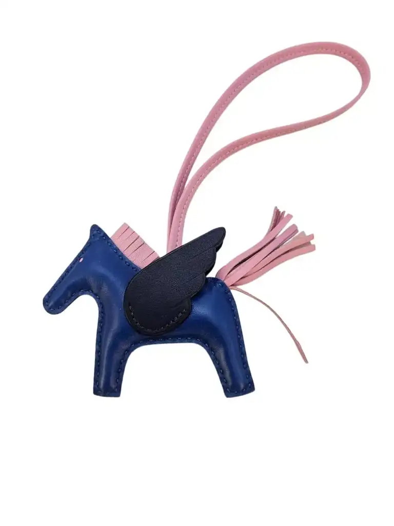 Hermès Lambskin Leather Rodeo Charm - Back view