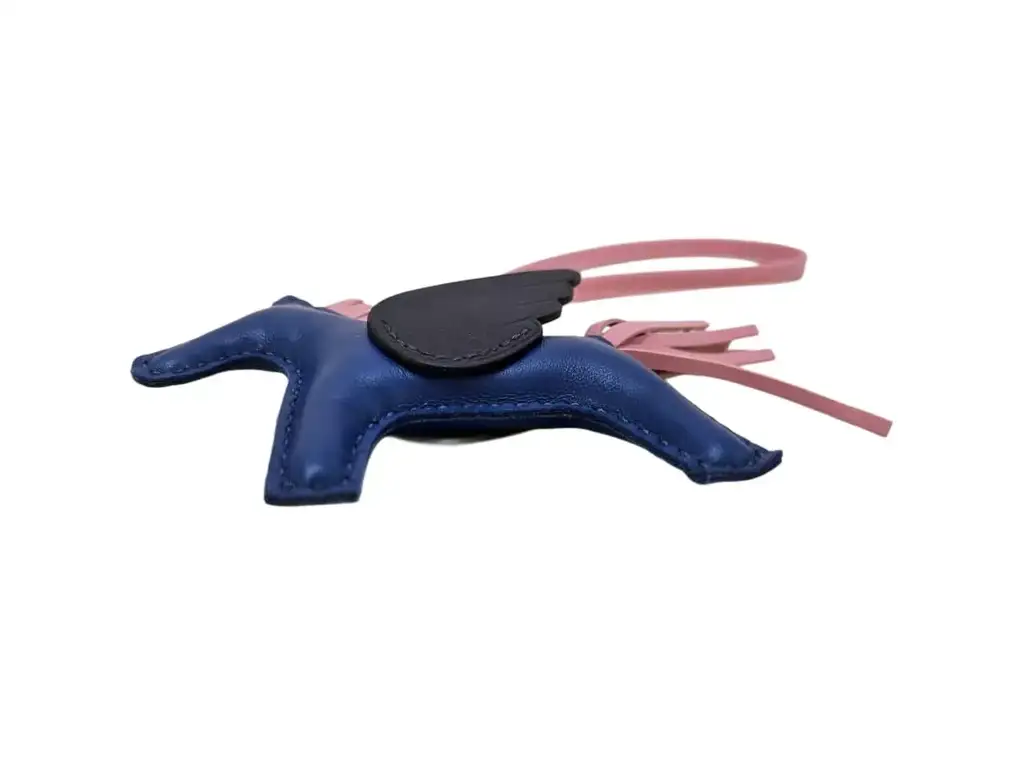 Hermès Lambskin Leather Rodeo Charm - Side view