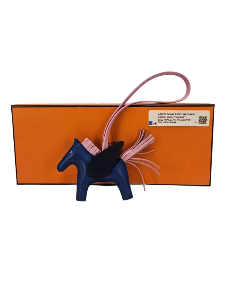 Hermès Lambskin Leather Rodeo Charm - Detail 1