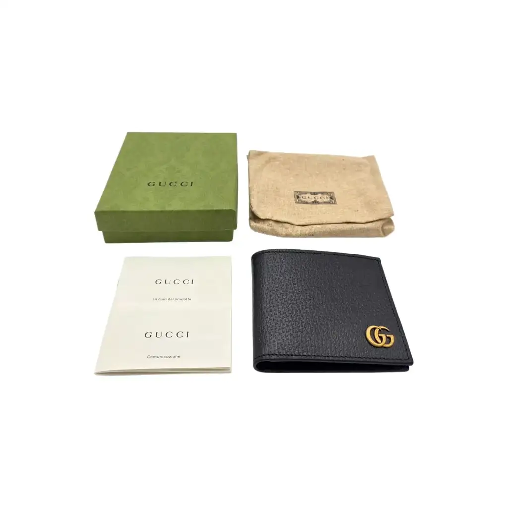 Gucci Leather GG Bi-Fold Wallet - Image 11
